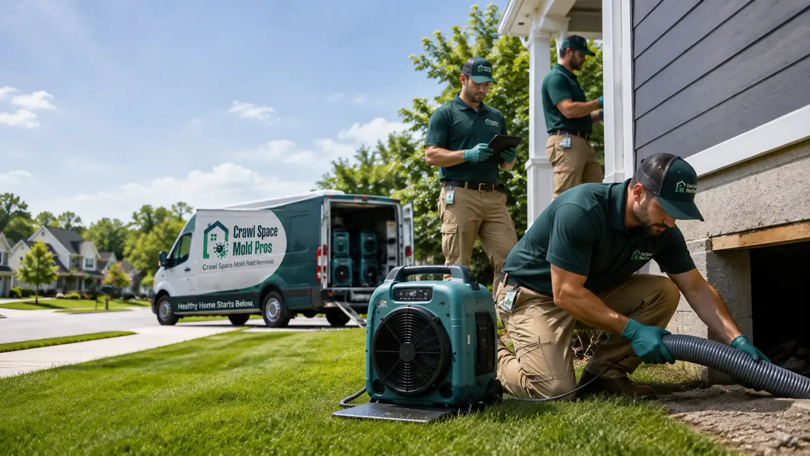 Crawl Space Mold Removal in Bethany, OK